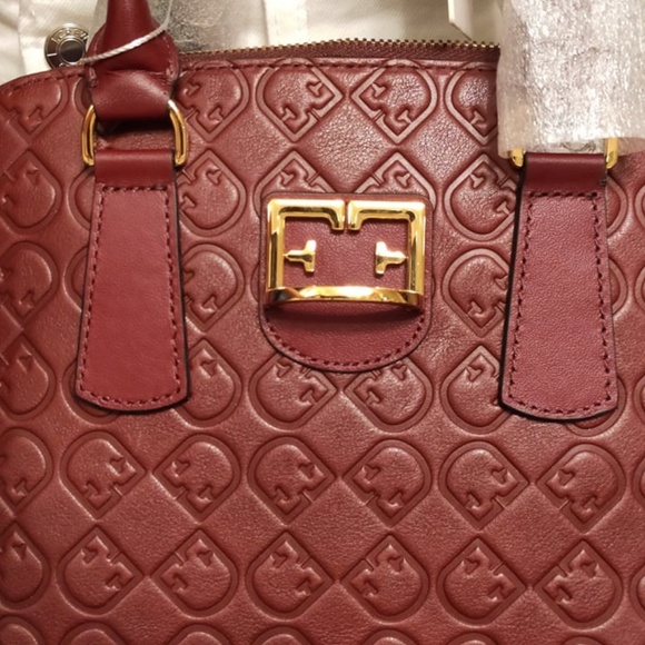 FURLA Fantastica Dome Small Ribes Embossed Leather Bag - Picture 7 of 15